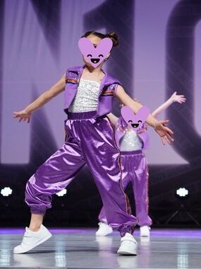 Purple IC Weissman hip hop costume